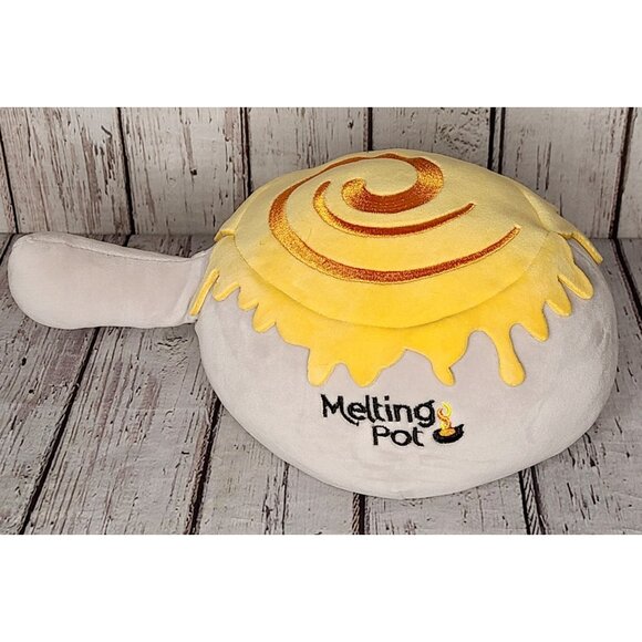 9" Melting Pot Meltmallow Cheese Fondue Plush Stuffed Toy Promo Squishy Cute - Picture 2 of 3